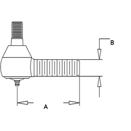 Aftermarket Tie Rod RH Fits Case International 2366 2188 2388 2166 1660 1680 1480 1460 A43376